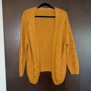 Impressions camel cardigan. Size small. Lightly worn